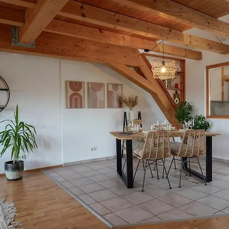 Boho Fuer 4 Wunderschoene Dachterrasse * 埃珀海姆
