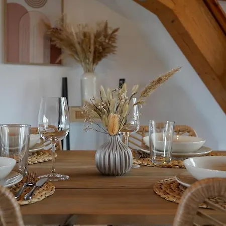 Boho Fuer 4 Wunderschoene Dachterrasse 公寓 埃珀海姆