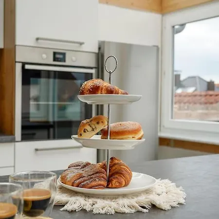 Boho Fuer 4 Wunderschoene Dachterrasse 公寓 *