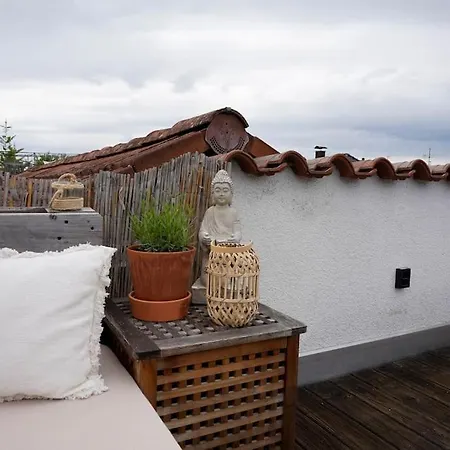 Boho Fuer 4 Wunderschoene Dachterrasse *
